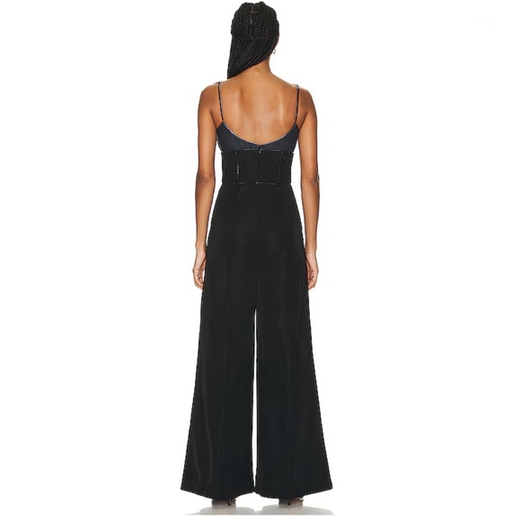 NWT Et Ochs "Weston" Metallic Bodice Jumpsuit Size 8 - Picture 3 of 8